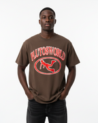 Red Pluto Cotton Tee-Shirt