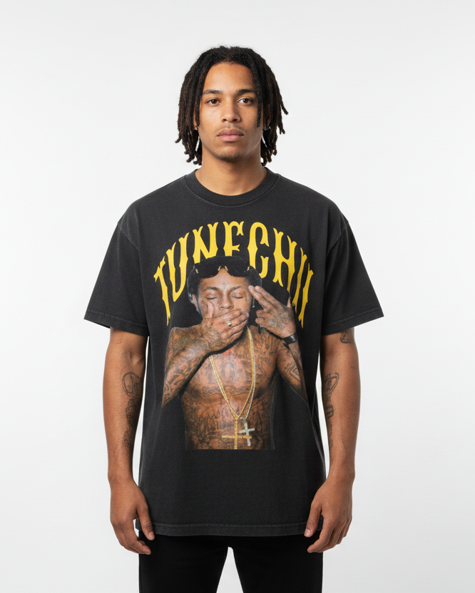 Tunechii Vintage Cotton Tee-Shirt