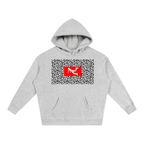 Pluto Leopard Print Fleeced Hoodie