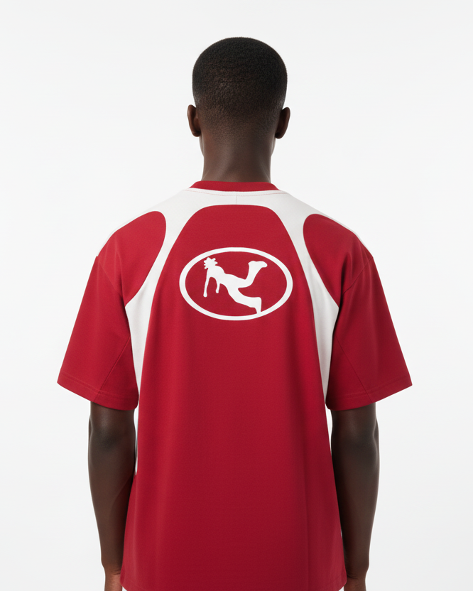 Pluto White Oval Logo Panel Tee-Shirt