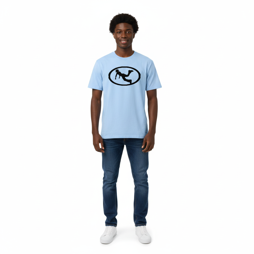 Pluto Black Oval Logo Tee-Shirt