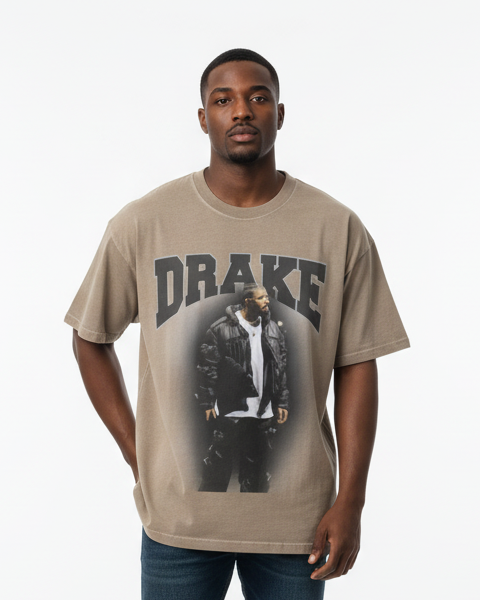 Drake Vintage Cotton Tee-Shirt