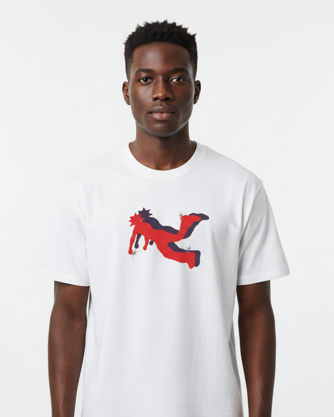 World OF Pluto Purple/Red Cotton Tee-Shirt