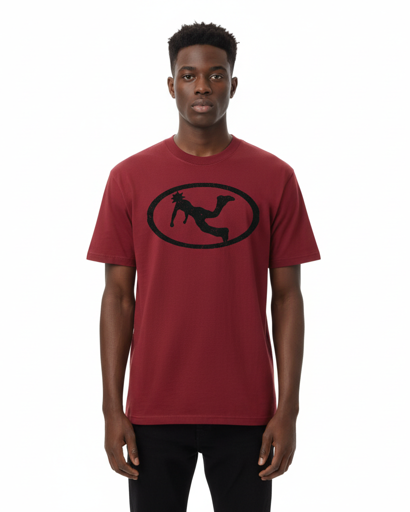 Pluto Black Oval Logo Tee-Shirt