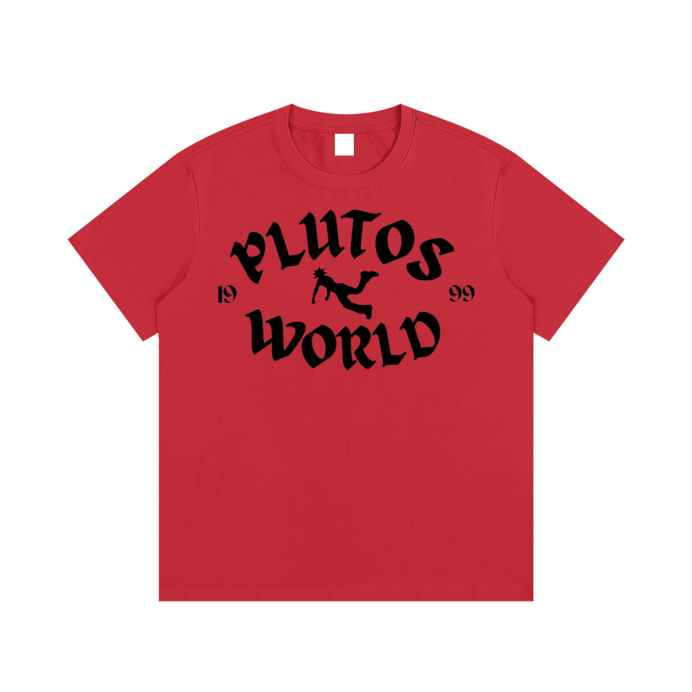 Plutos World Black 1999 Logo Tee-Shirt