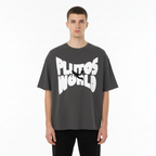 Plutos World Bulk Boxy Half-Sleeve Raw-Edge Tee-Shirt