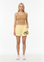 Pluto Oval Logo Women's Fleece Drawstring Sweat Shorts