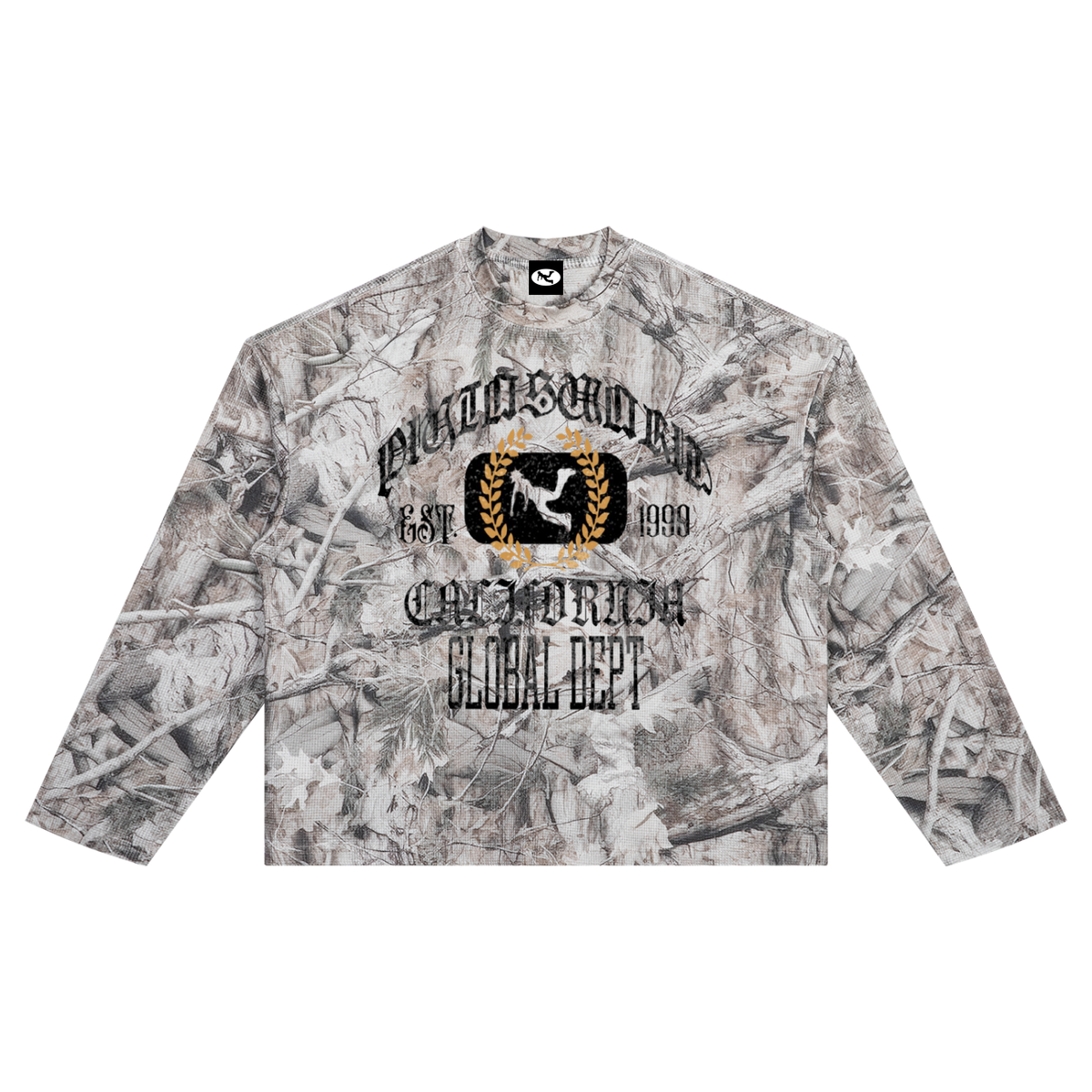 Global Dept Tree Camo Waffle Long Sleeve