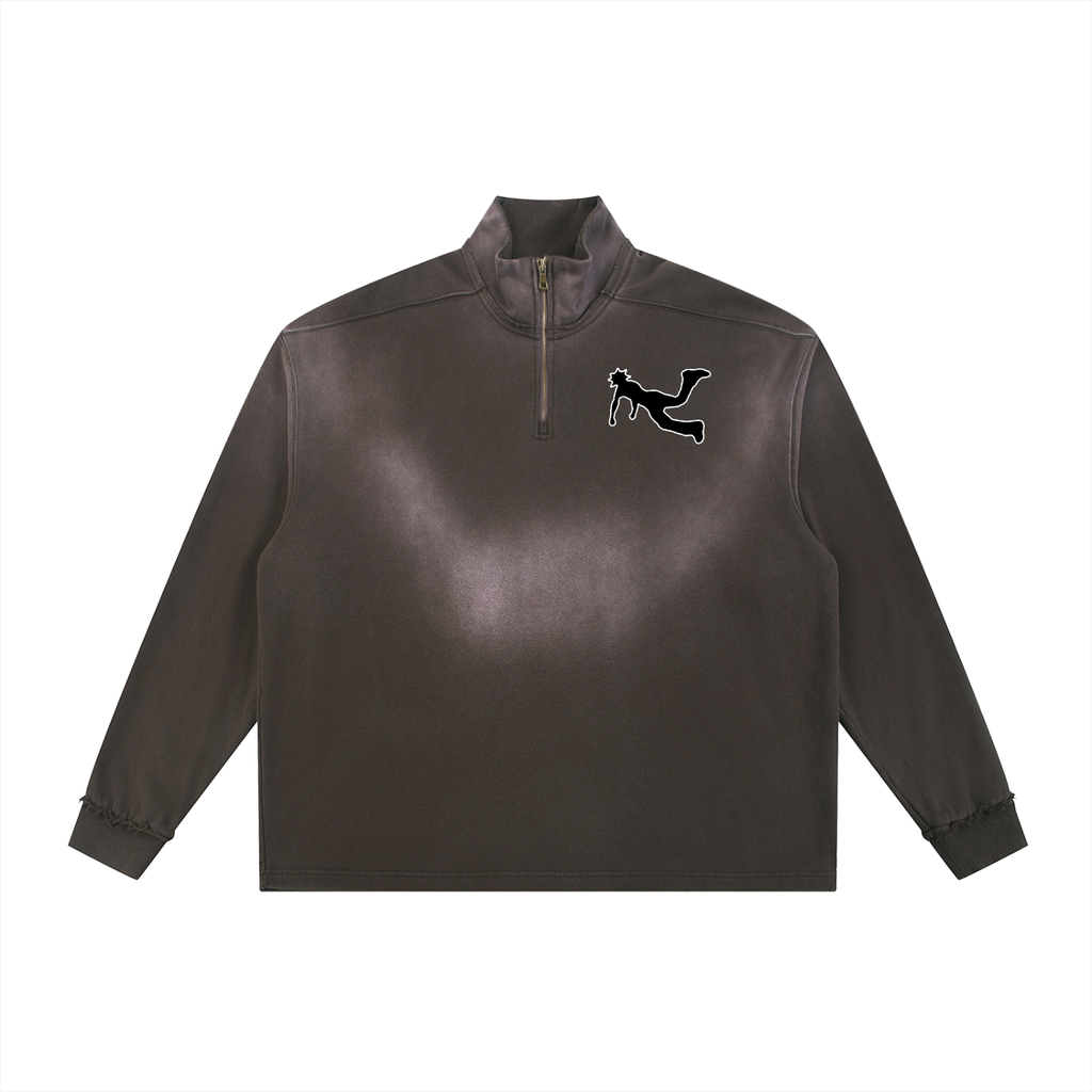Pluto Logo Sun Fade Quarter-Zip Sweatshirt