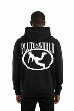 PlutosWorld Oval Logo 199 Oversize Fleeced Hoodie