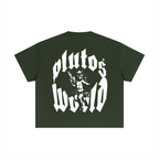 PlutosWorld Angel Cotton Boxy Tee-Shirt