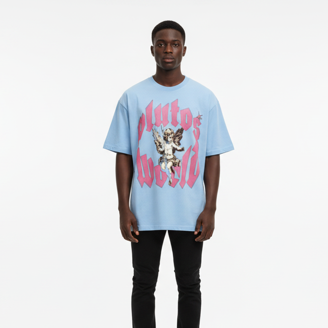 Pluto's World Angel Cotton Tee-Shirt