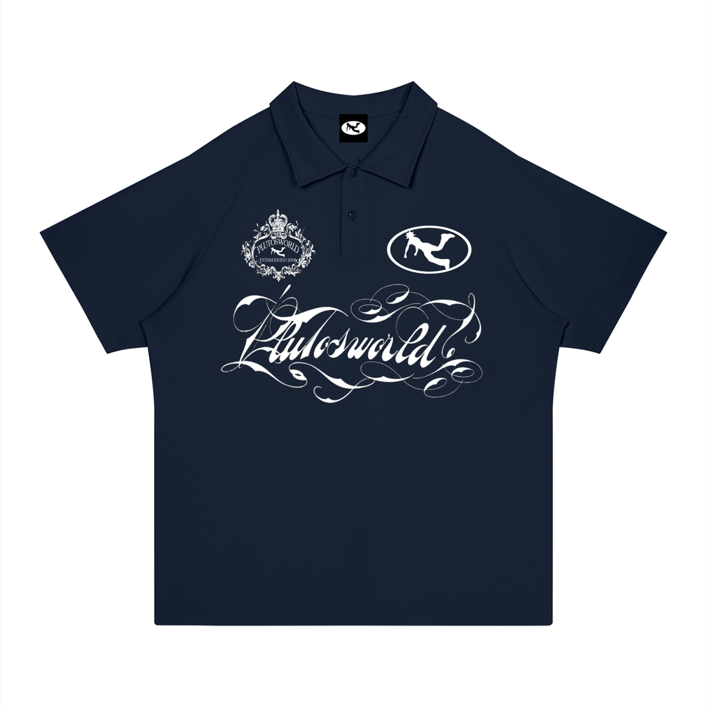 Plutosworld Ornate Polo Shirt