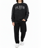 Pluto World White Piping Sweatshirt