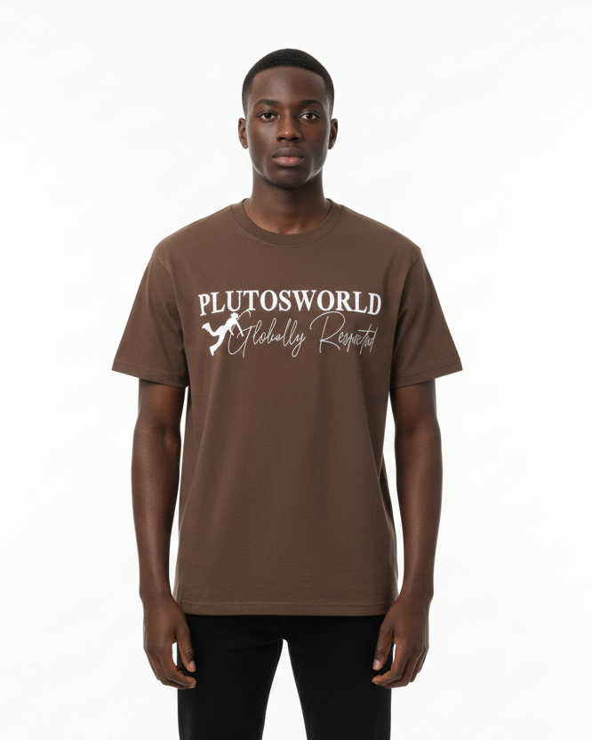 PlutosWorld Globally Respected 9 Cotton Tee-Shirt