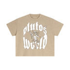 PlutosWorld Angel Cotton Boxy Tee-Shirt