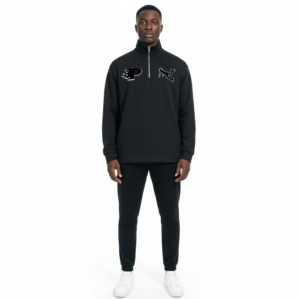 Pluto P Quarter-Zip Fleece Sweatshirt