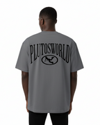 Pluto Black Oval Logo Tee-Shirt