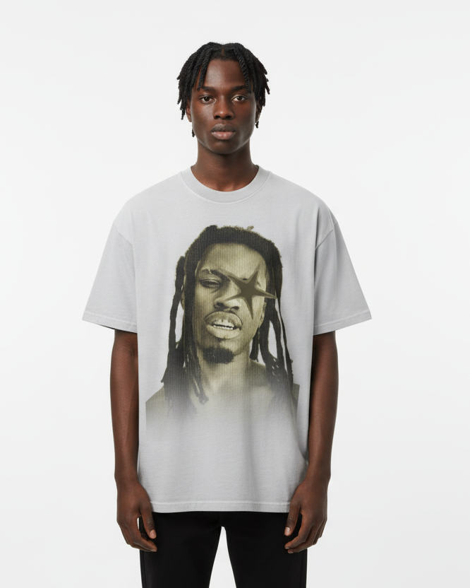 Denzel Curry Vintage Wash Cotton Tee-Shirt