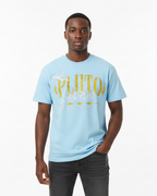 Pluto World Yellow Fire Vintage Cotton Tee-Shirt