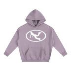 Pluto W Oval Logo Oversize Fleeced Hoodie