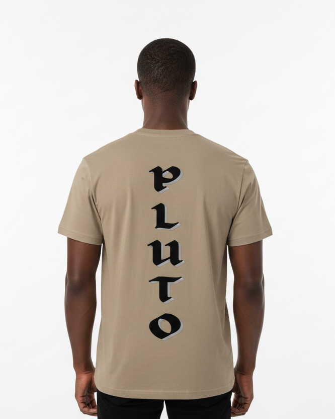 Plutos World Black 1999 Logo Tee-Shirt