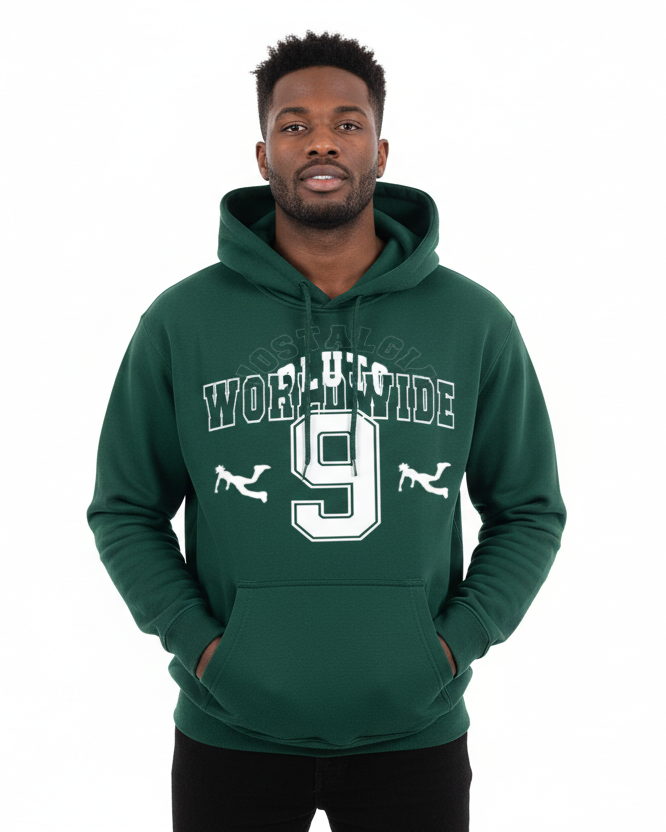 Pluto Nostalgia White Oversize Fleeced Hoodie