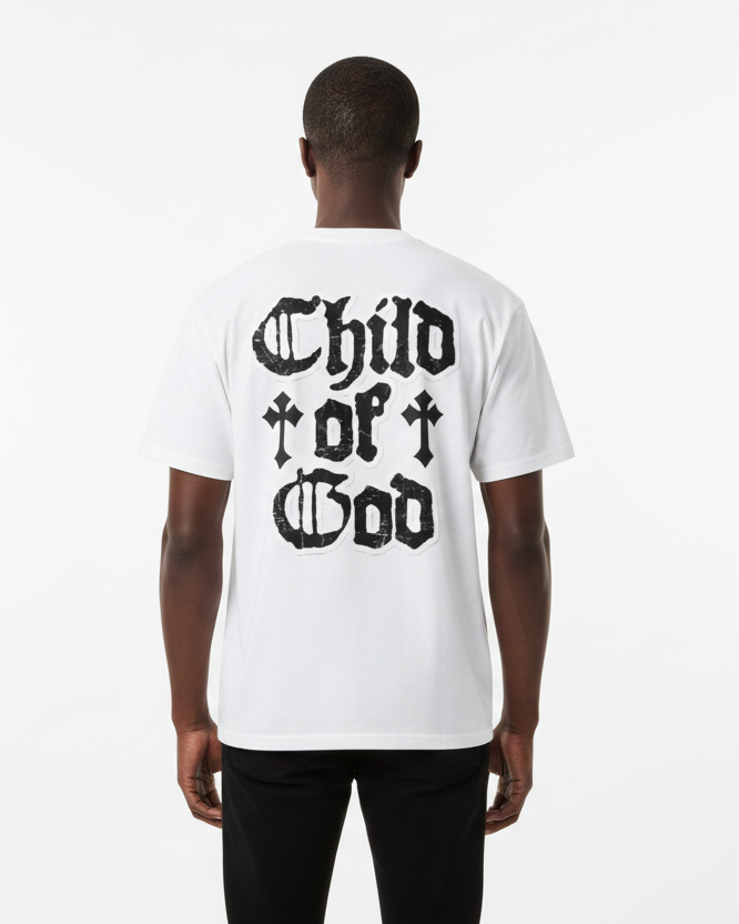 Pluto Child Of God Cotton Tee-Shirt