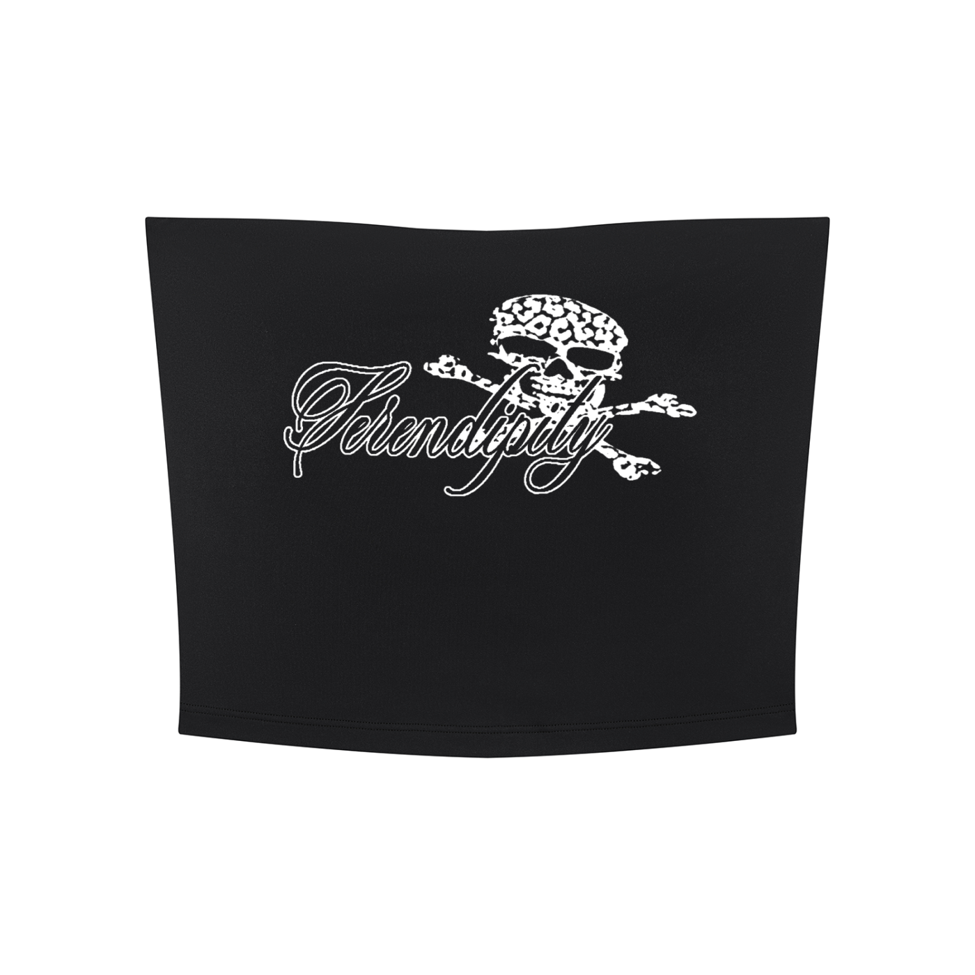 Serendipity Skull Cropped Tube Top