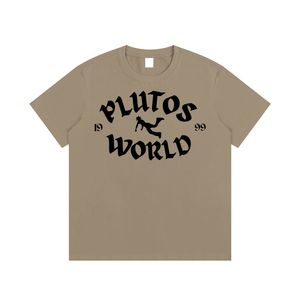 Plutos World Black 1999 Logo Tee-Shirt