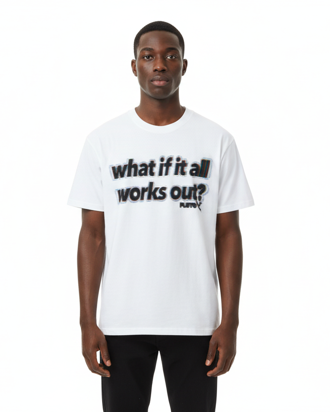 What If It All Works Out Cotton Tee-Shirt
