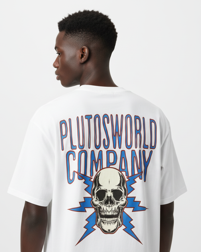 PLUTOSWORLD COMPANY Cotton Tee-Shirt