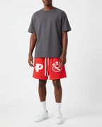 Pluto Star Mesh Drawstring Shorts