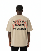 RED Pluto Outline Cotton Boxy Tee-Shirt