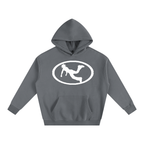 Pluto W Oval Logo Oversize Fleeced Hoodie