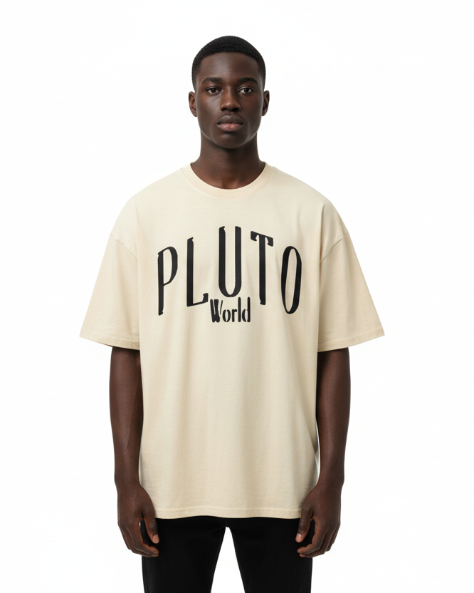 Pluto World Angel Music Loose Cotton Tee-Shirt