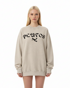 Plutos World Black Snow Washed Oversized Sweatshirt