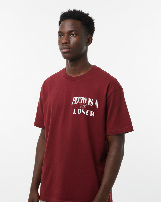 Pluto Is A Loser Cotton Tee-Shirt