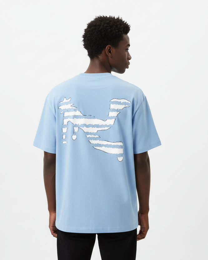 PlutosWorld Distorted Cotton Tee-Shirt