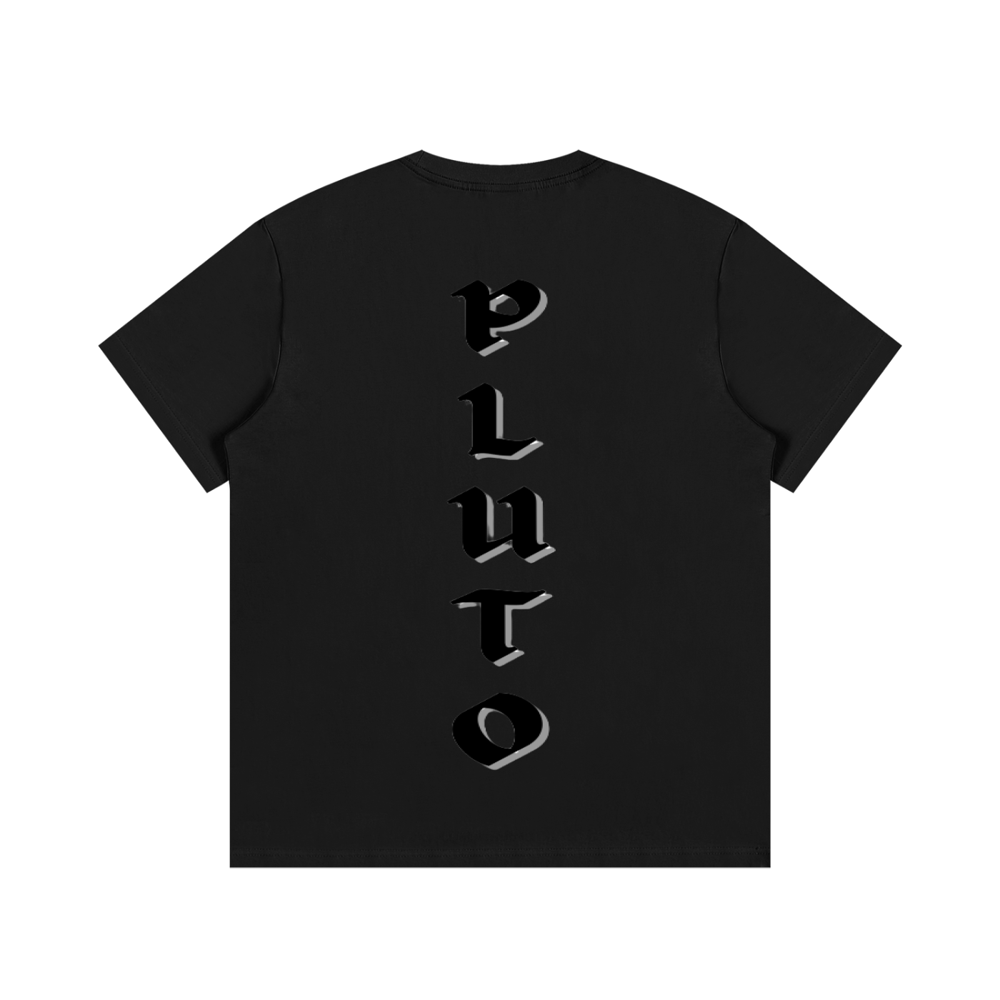 Plutos World Black 1999 Logo Tee-Shirt