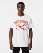 Red Pluto Cotton Tee-Shirt