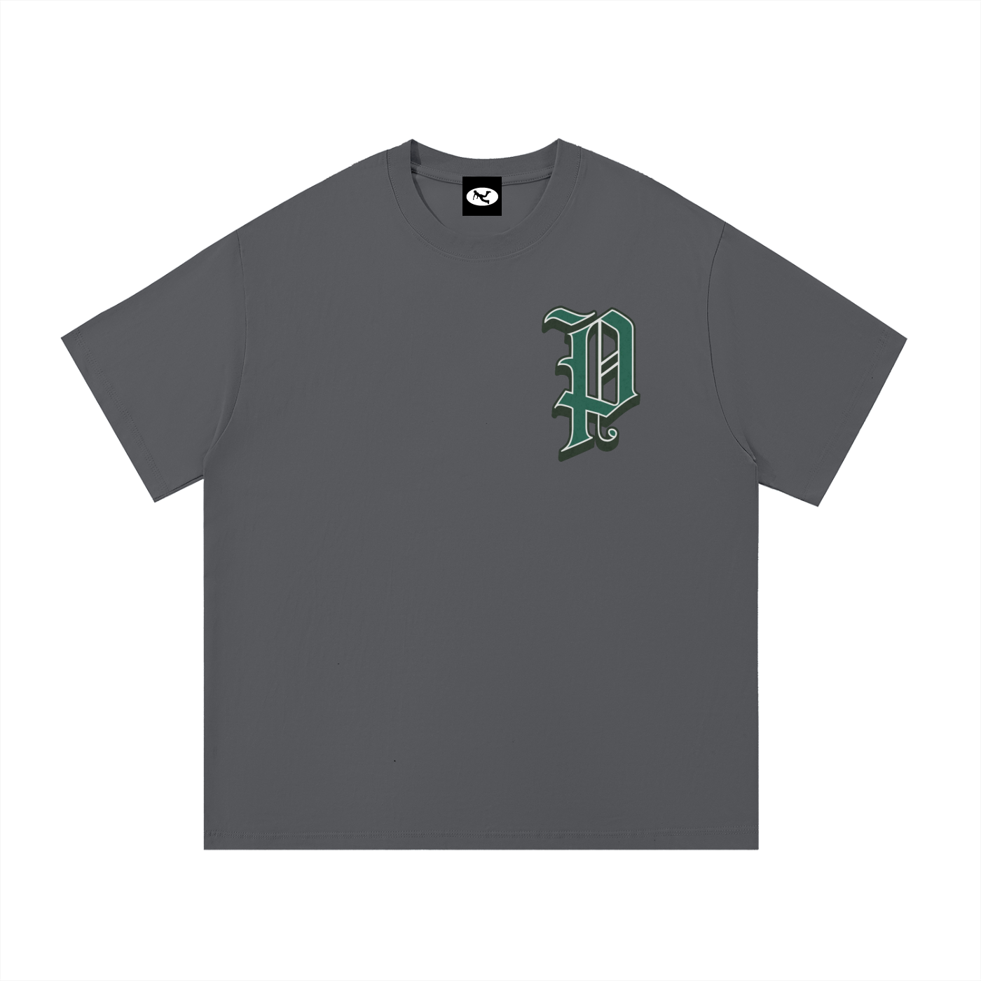 P Initial Cotton Tee-Shirt