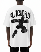 PlutosWorld Stick Man Streetwear Loose Tee-Shirt