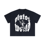 PlutosWorld Angel Cotton Boxy Tee-Shirt