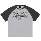 Plutosworld Color-Blocked Sleeve Tee-Shirt