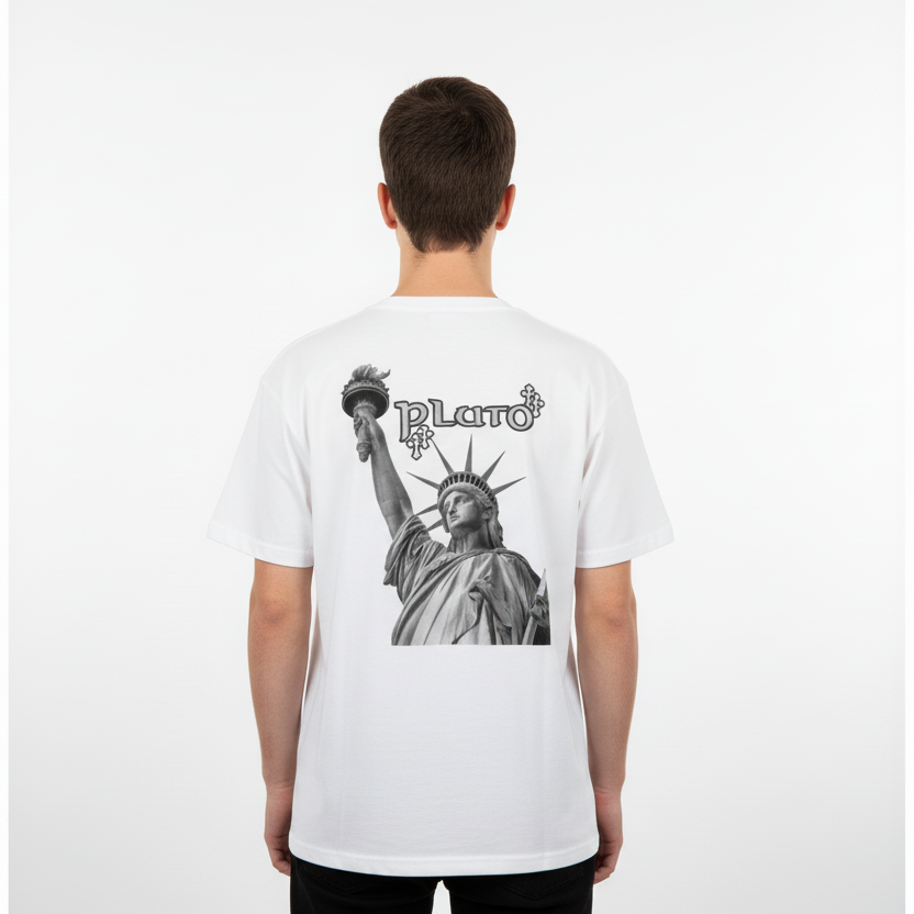 Pluto Liberty Washed Tee-Shirt