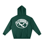 Pluto W Oval Logo Oversize Fleeced Hoodie