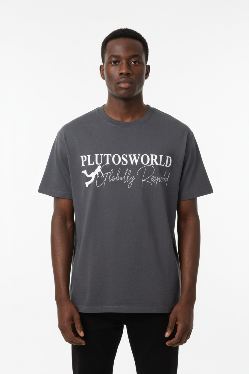 PlutosWorld Globally Respected 9 Cotton Tee-Shirt