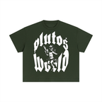 PlutosWorld Angel Cotton Boxy Tee-Shirt