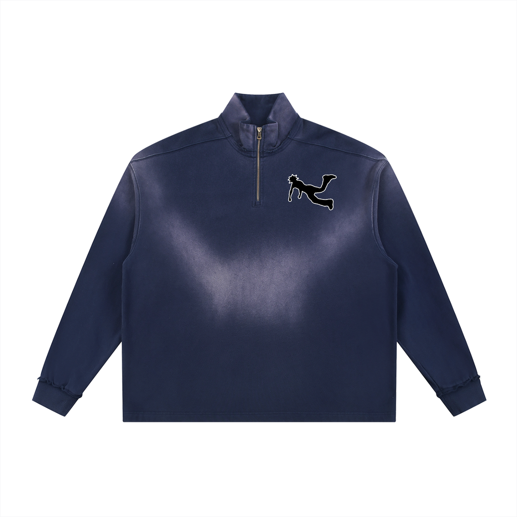 Pluto Logo Sun Fade Quarter-Zip Sweatshirt